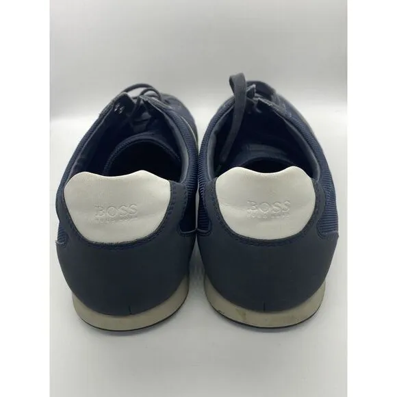 Hugo Boss Men's Lighter 50388431‎ Blue Lace up Casual Sneakers Shoes 46 EU 13 US