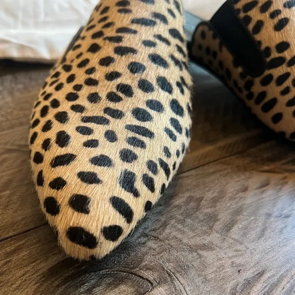 Jenni Kayne NEW never worn NWT Women's Leopard Print Mules SIZE 38 perfect cute