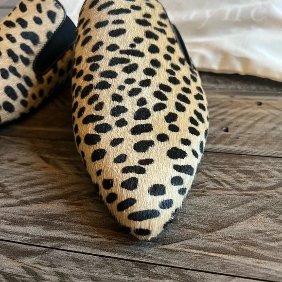 Jenni Kayne NEW never worn NWT Women's Leopard Print Mules SIZE 38 perfect cute