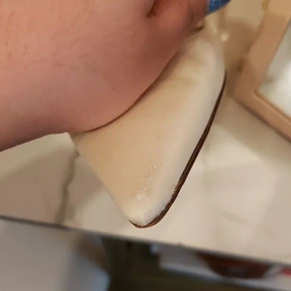 Jimmy Choo Silver and White Heels Sleek  Dust bag