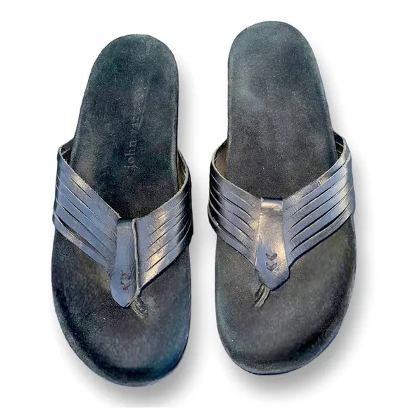 John Varvatos Almada Men's Woven Flip-Flop  Sz 9.5
