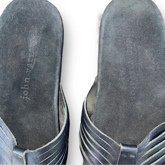 John Varvatos Almada Men's Woven Flip-Flop  Sz 9.5
