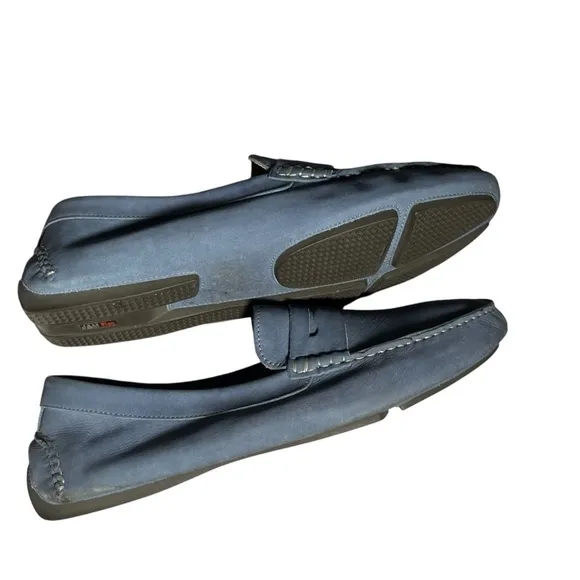 johnston murphy men’s Blue Penny Loafers Dress Career Work Casual Shoes Size 12