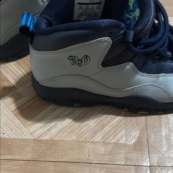 Jordan Athletic Shoes - Navy and Light Gray