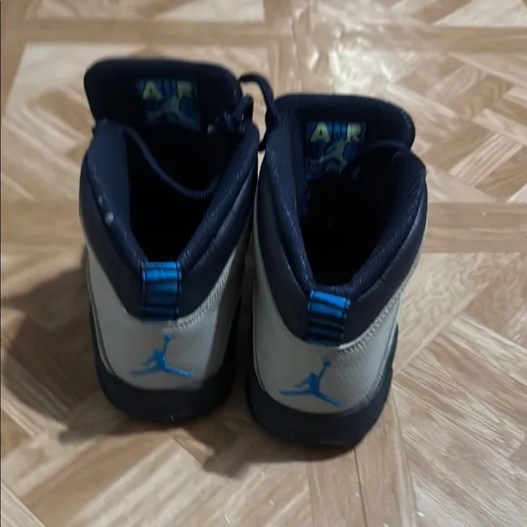 Jordan Athletic Shoes - Navy and Light Gray
