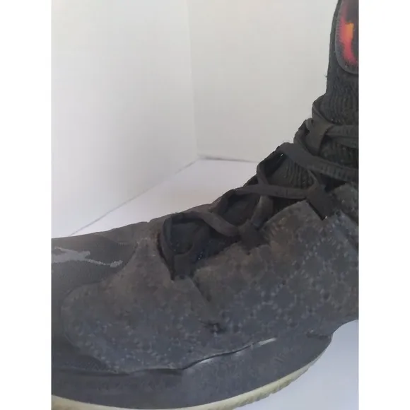 Jordan Basketball Shoes Sneakers Athletic World‎ Map Black Size 12