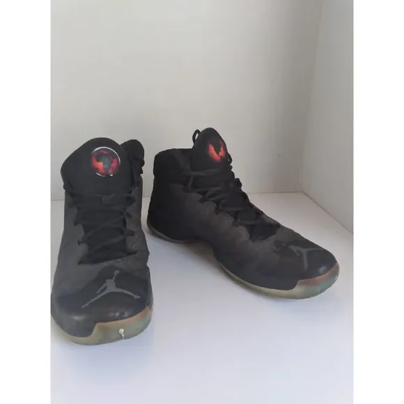 Jordan Basketball Shoes Sneakers Athletic World‎ Map Black Size 12