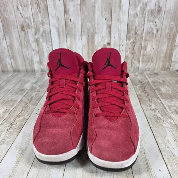 Jordan Basketball Shoes Suede Leather Jumpman Sneakers Athletic Red Size 9