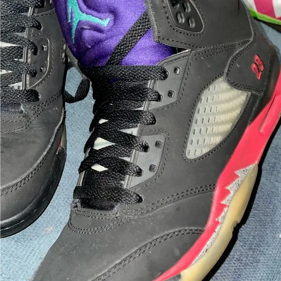 Jordan Kids Shoes - Black and Purple