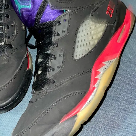 Jordan Kids Shoes - Black and Purple