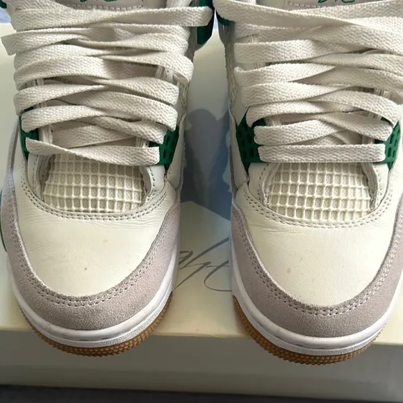 Jordan Kids Shoes - Cream and Green