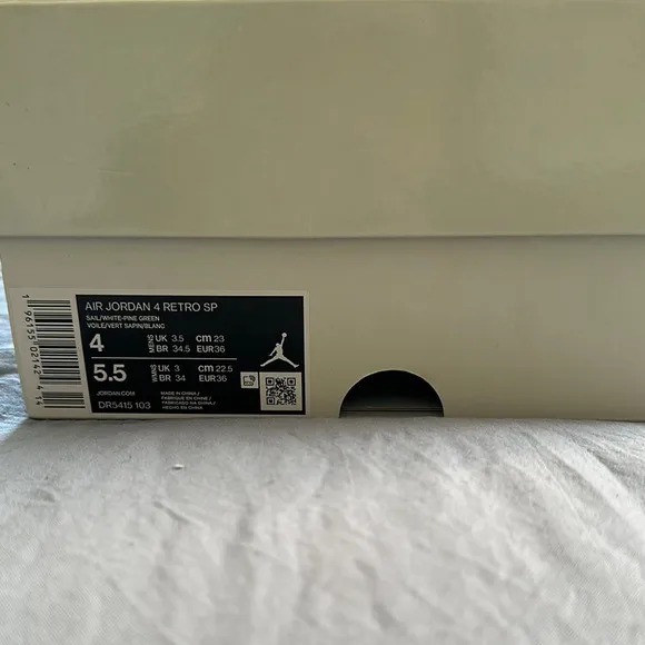 Jordan Kids Shoes - Cream and Green
