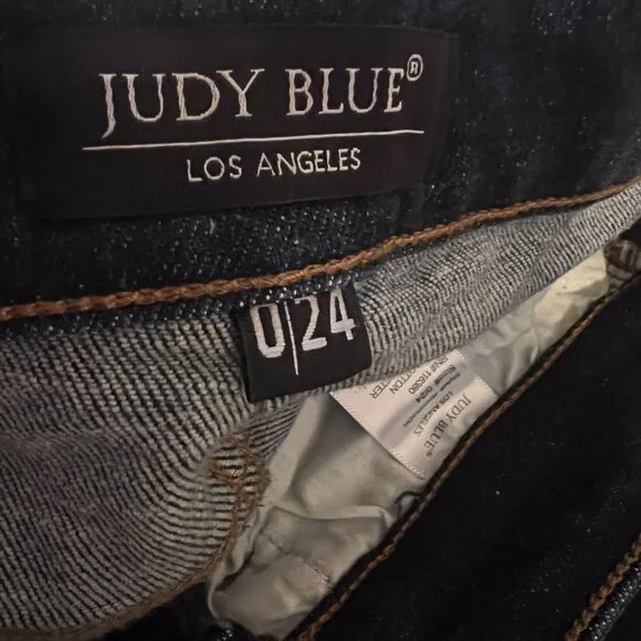 Judy Blue High Waist Handsand Skinny Jeans 0/24 NWOT