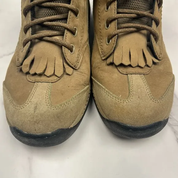 Justin Boots George Strait Hight Top Casual Shoes Mens 10.5 Brown Leather