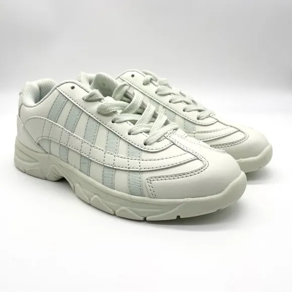 K-Swiss Classics Lt Green Mint Lace-up Padded Footbed Court Shoes Size 6
