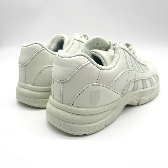 K-Swiss Classics Lt Green Mint Lace-up Padded Footbed Court Shoes Size 6