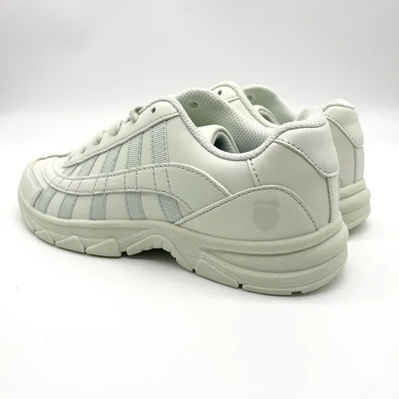 K-Swiss Classics Lt Green Mint Lace-up Padded Footbed Court Shoes Size 6