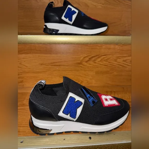 Karl Lagerfeld Paris NEW women’s athletic shoes. Comfortable slip on, size 7.5