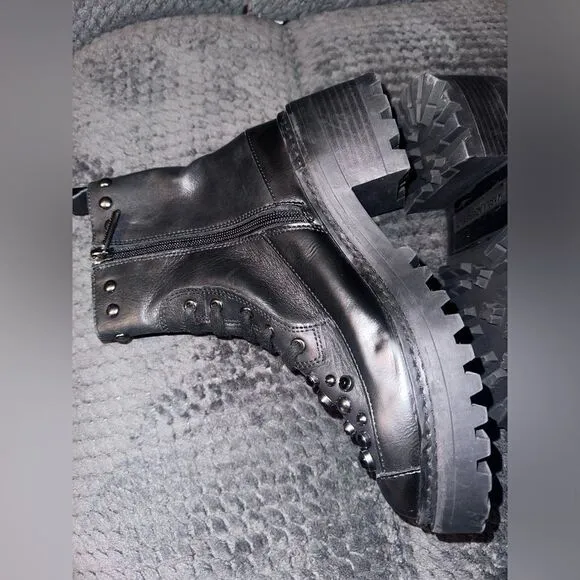 Karl Lagerfield Paris | Breck Studded Boots Size 7