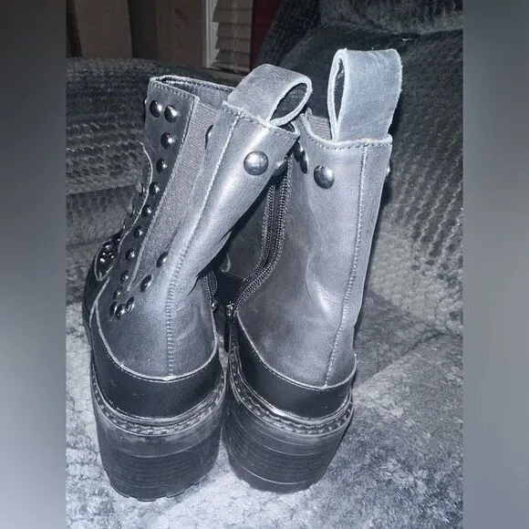 Karl Lagerfield Paris | Breck Studded Boots Size 7