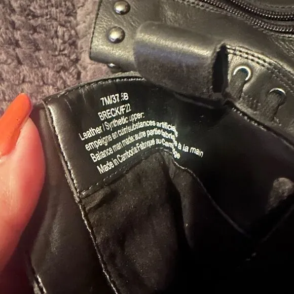 Karl Lagerfield Paris | Breck Studded Boots Size 7