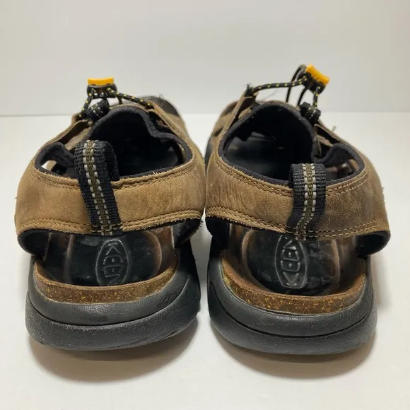 Keen Daytona Fishermen Sandals Men's Size 11 Brown Leather Waterproof Shoes