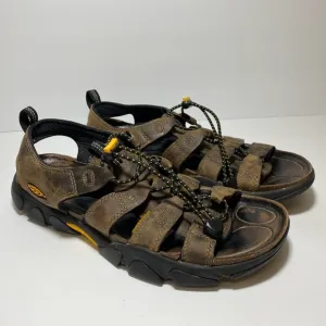 Keen Daytona Fishermen Sandals Men's Size 11 Brown Leather Waterproof Shoes