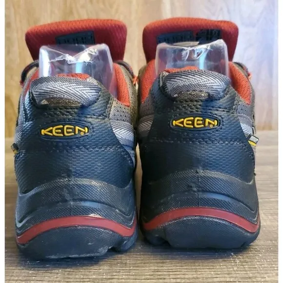 Keen Durand Low Hiking Waterproof Shoes Women's Size 6 Gray Red
