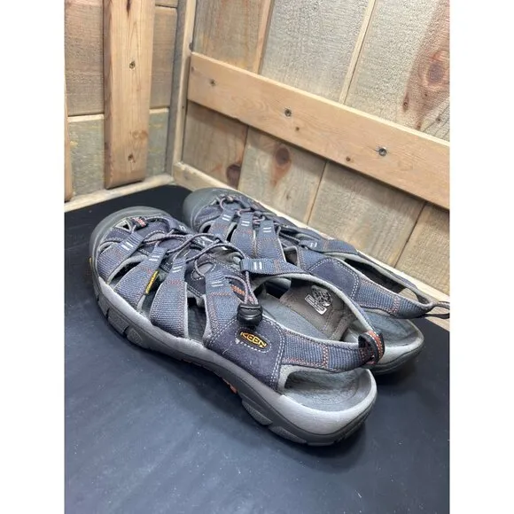 Keen Mens Size 13 Gray Newport H2 Sandals Waterproof Hiking Shoes