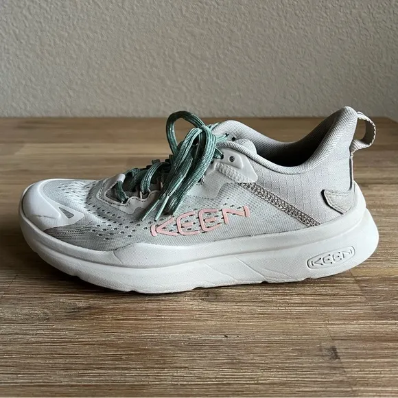 KEEN Walking Shoes Women Size 8 Wk450 Birch Peach Parfait Contoured Fit Eco