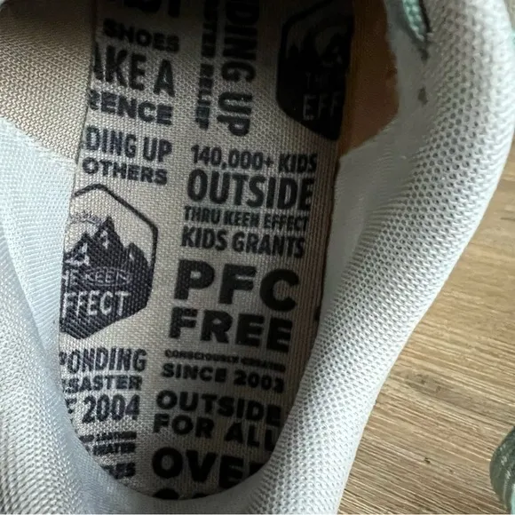 KEEN Walking Shoes Women Size 8 Wk450 Birch Peach Parfait Contoured Fit Eco