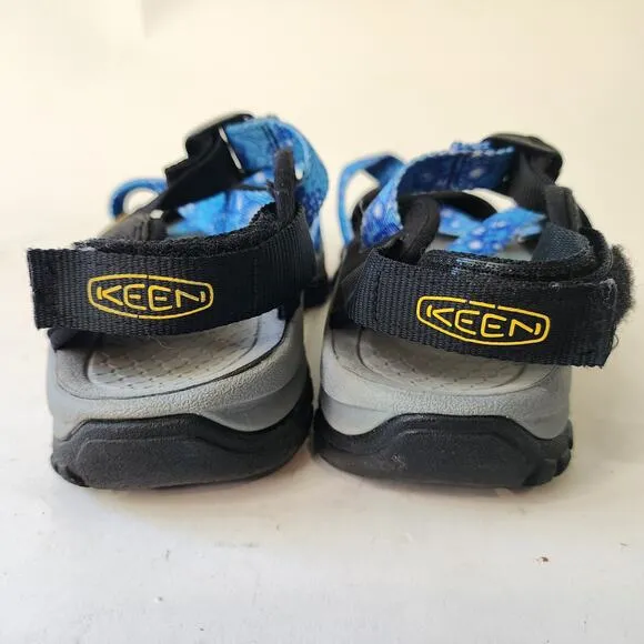Keen Zerraport Closed Toe Hiking Sandals Women's 7 Waterproof Sport Shoes Blue