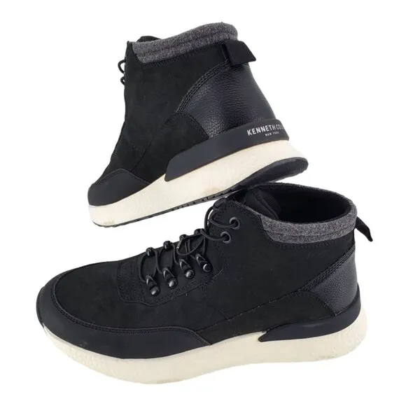 Kenneth Cole Sneakers 8 Life Light High Top Vegan Suede Outdoor Fashion Shoes
