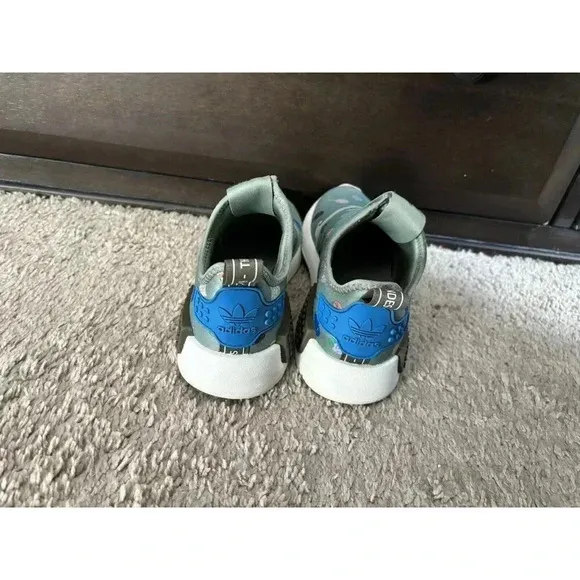 Kids Adidas NMD 360 X Lego Shoes Silver Green Boys Girls Unisex Sneakers