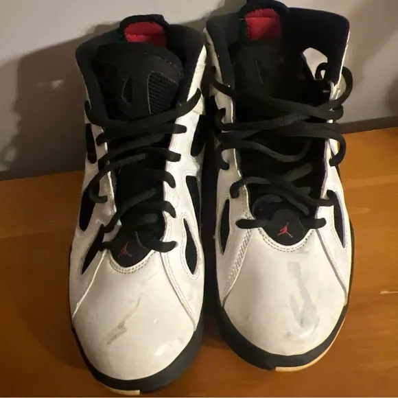 Kids Black and White Jordan Shoes