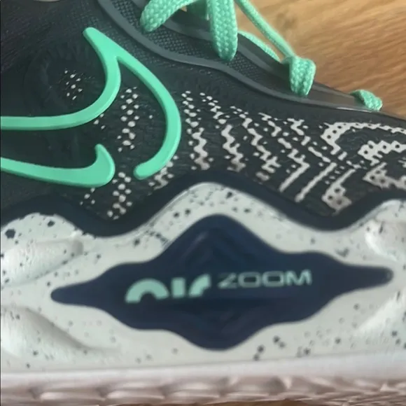 Kids Nike Gray and Teal Athletic Shoes