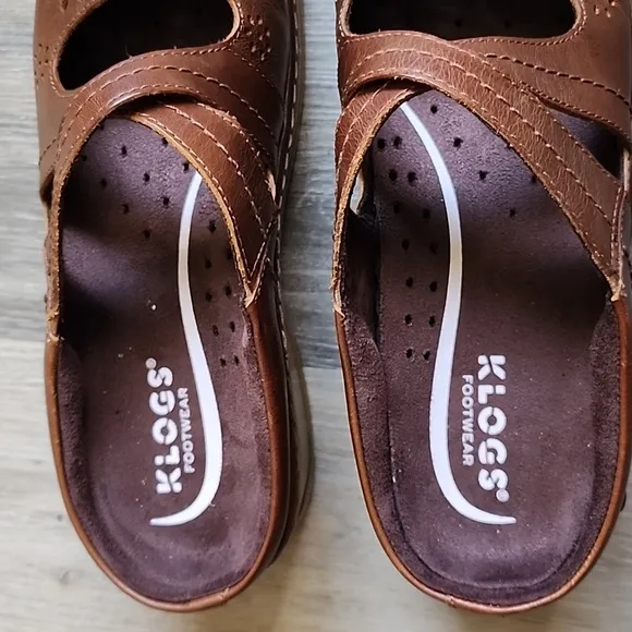 Klogs Brown Leather Shoes