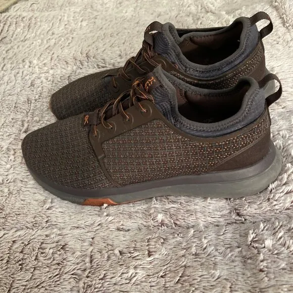 KURU CLOUD Athletic Sneaker Men’s Sz 12 M Style 102140120 Gray Orange Brown
