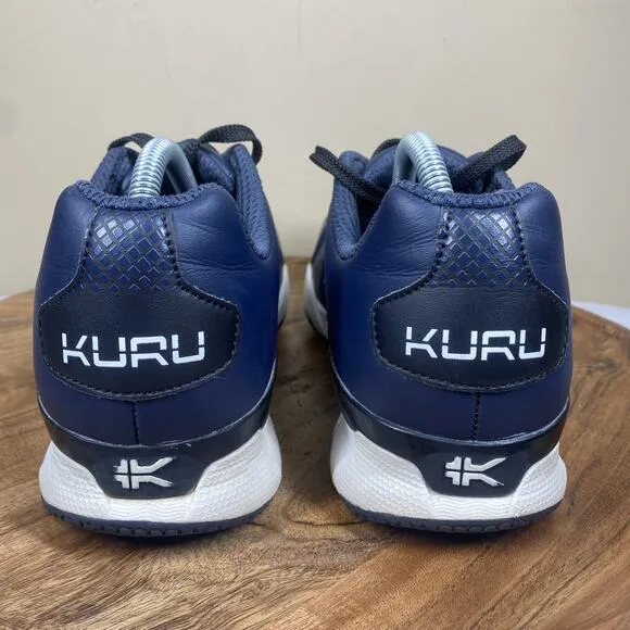 Kuru Quantum 2 Mens Navy Blue and White Size 9.5 Running Training Athletic Shoes
