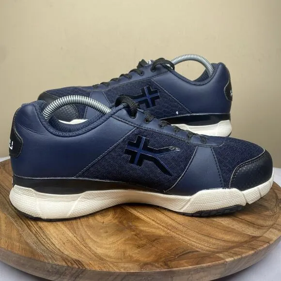 Kuru Quantum 2 Mens Navy Blue and White Size 9.5 Running Training Athletic Shoes