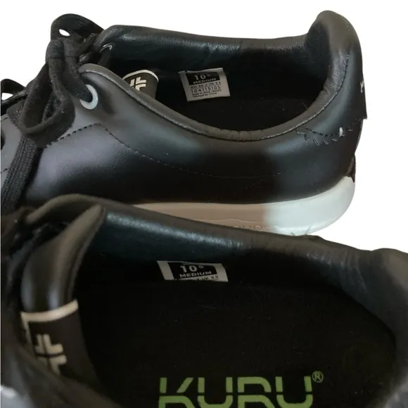 KURU Sneakers Men’s Size 10 Black and White Minimalist Design