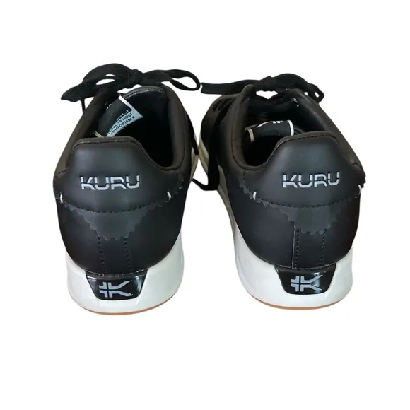 KURU Sneakers Men’s Size 10 Black and White Minimalist Design