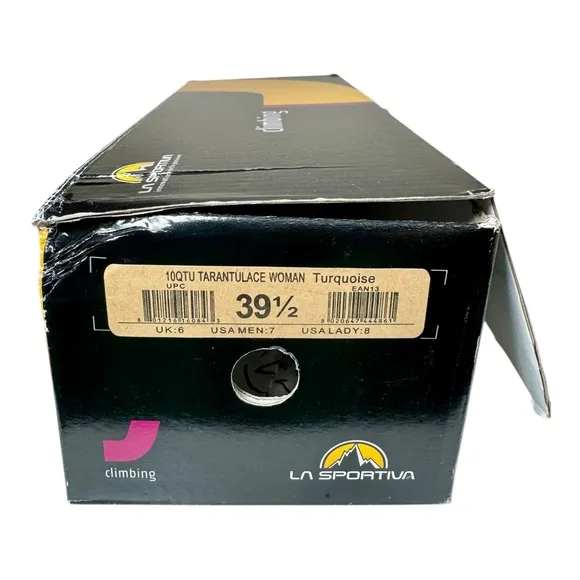 La Sportiva 10QTU Tarantulace Leather Rock Climbing Shoes Lace Women's 8 39.5