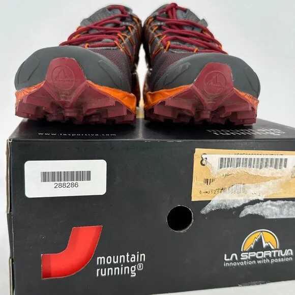 La Sportiva Men's Mutant Trail Running Shoes sz 8 EU 40.5 Mountain Carbon/Hawai