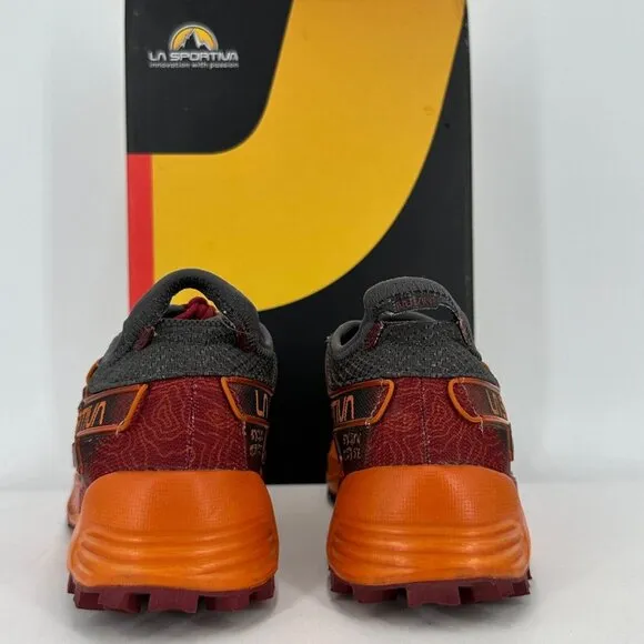 La Sportiva Men's Mutant Trail Running Shoes sz 8 EU 40.5 Mountain Carbon/Hawai