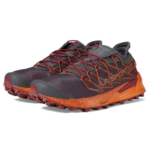 La Sportiva Men's Mutant Trail Running Shoes sz 8 EU 40.5 Mountain Carbon/Hawai