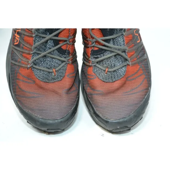 La Sportiva Mutant Trail Running Shoes Mens SZ 11 Carbon Flame Athletic Sneaker