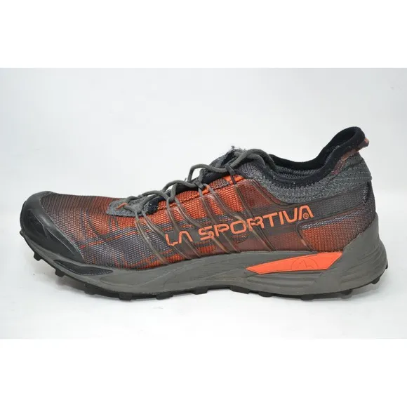 La Sportiva Mutant Trail Running Shoes Mens SZ 11 Carbon Flame Athletic Sneaker