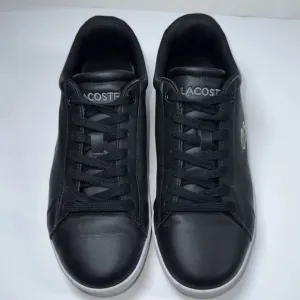 Lacoste Black Sneakers Sleek Leather Design