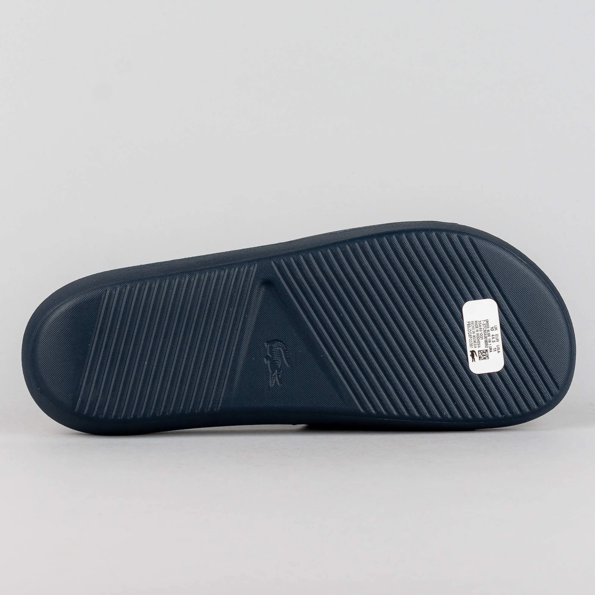 Lacoste Croco Slide Nvy/Wht